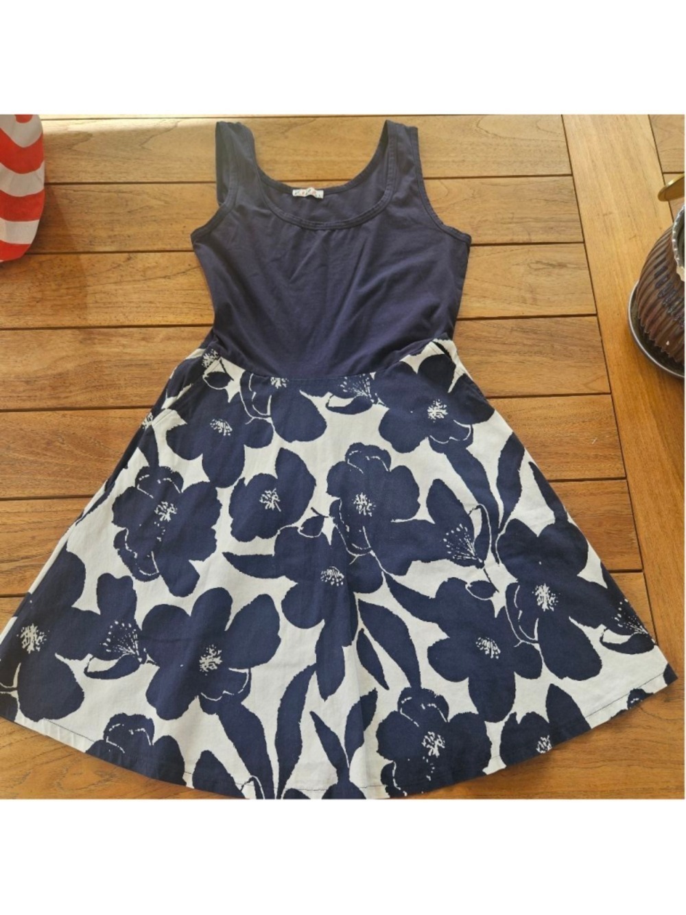 Kira Floral A-line Mini Dress Size L